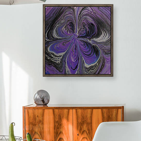 Purple swirled gateways by Deb Striker