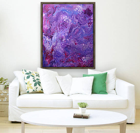 Purple sea of bliss by Deb Striker