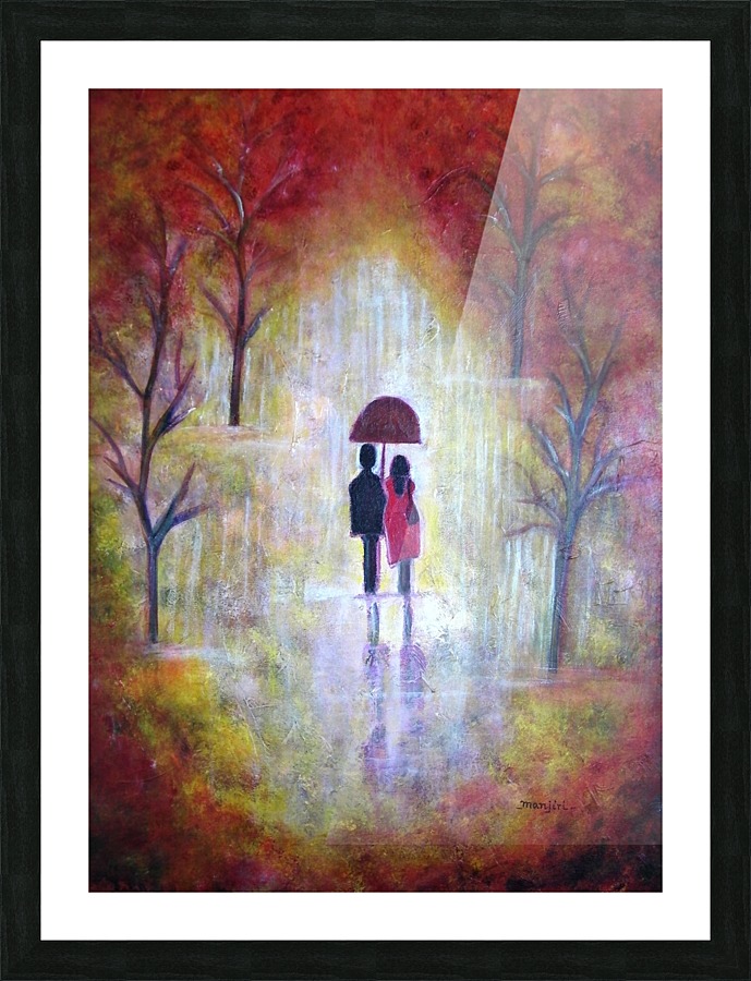 Autumn Romance Picture Frame print