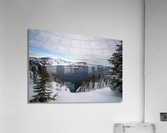 Winter in Crater Lake Acrylic Print