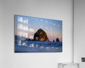 Haystack Rock Acrylic Print