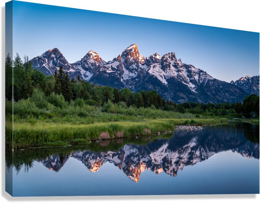 Tetons Canvas Print