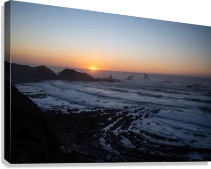 Oregon Coast Sunset Canvas Print