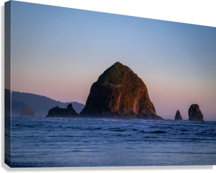 Haystack Rock Canvas Print