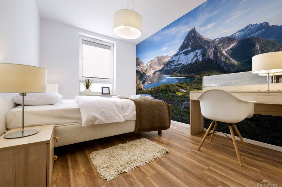 Hidden Lake Mural print