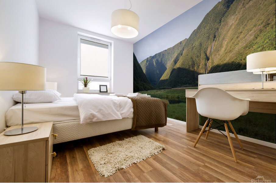 Waimanu Valley Mural print