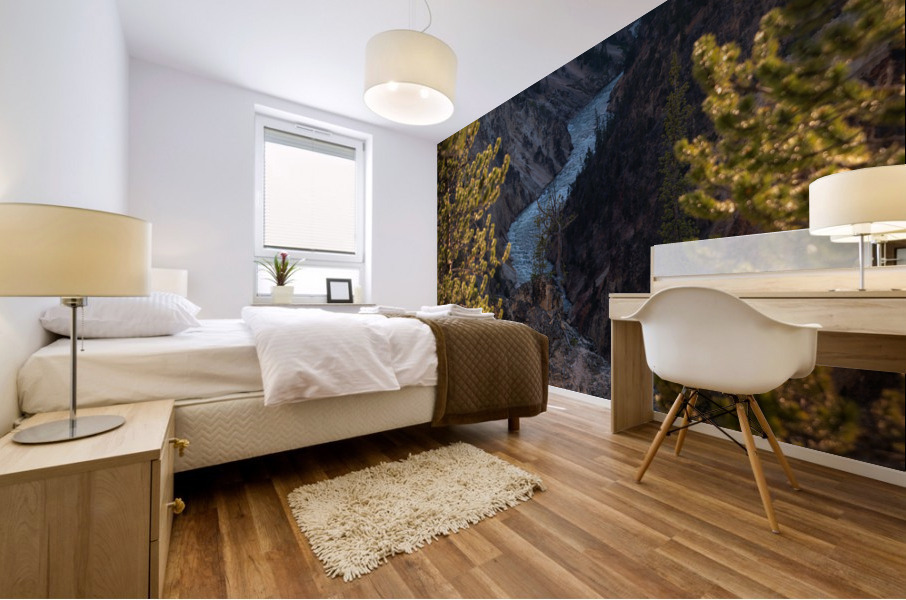 Yellowstone Falls Mural print