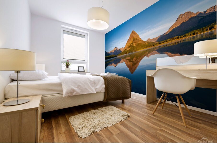 Many Glacier Mural print