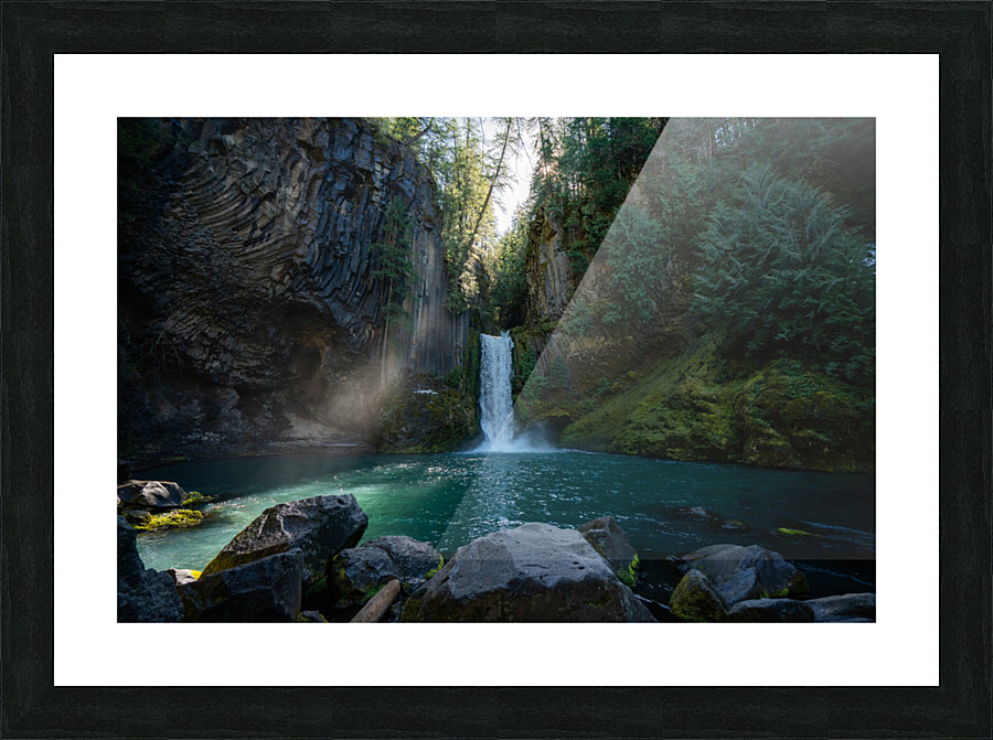 Toketee Falls Picture Frame print