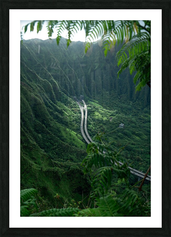 H-3 Freeway Picture Frame print