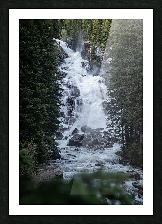 Hidden Falls Picture Frame print