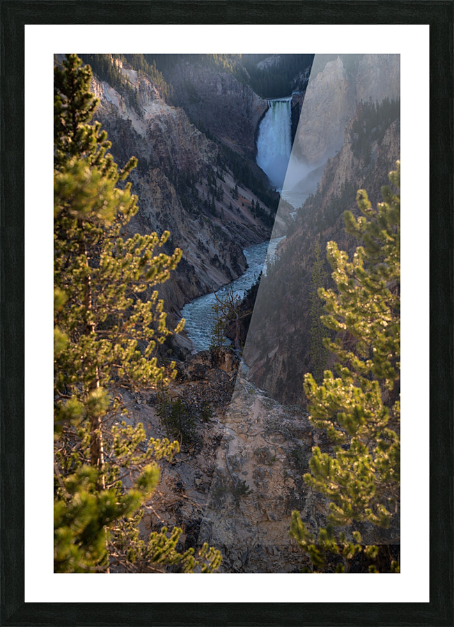 Yellowstone Falls Picture Frame print