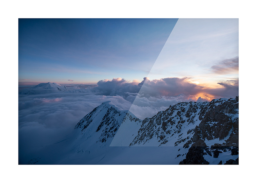 West Buttress Picture Frame print