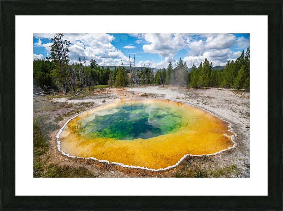 Morning Glory Pool Picture Frame print