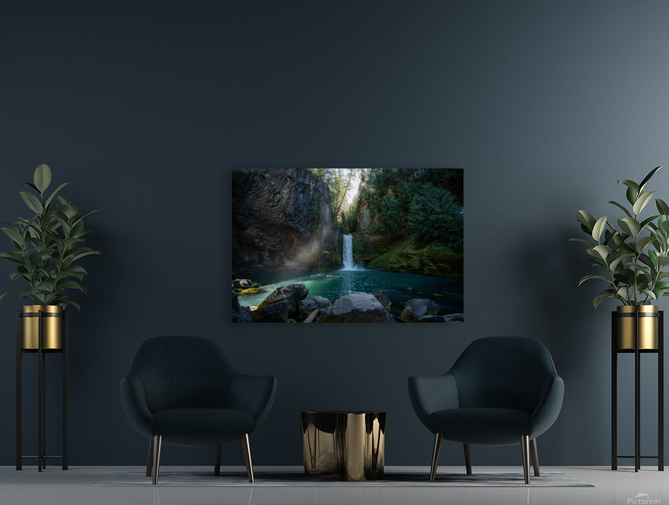 Toketee Falls Reproduction