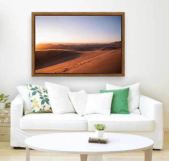 Sand Dunes Sunset Reproduction
