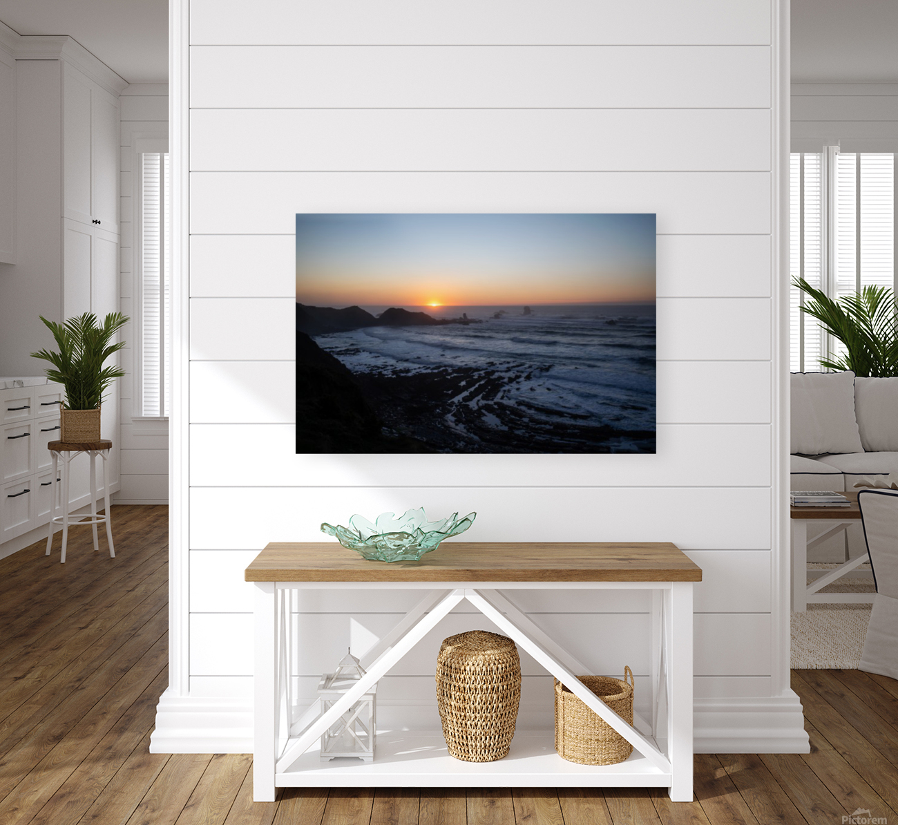 Oregon Coast Sunset Reproduction