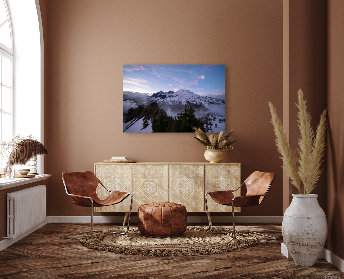 Mt. Baker Sunset Reproduction