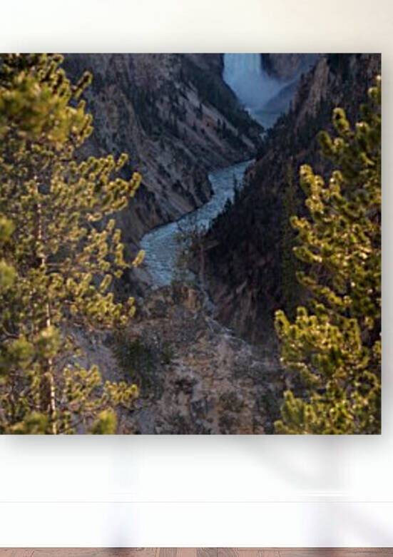 Yellowstone Falls Reproduction