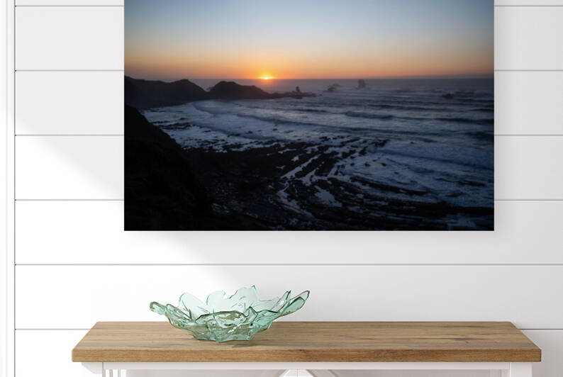 Oregon Coast Sunset Reproduction