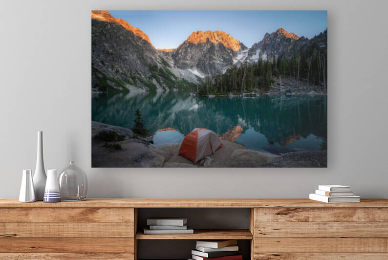 Colchuck Lake Sunset by Noah Lang