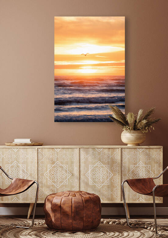 Sunset Waves Reproduction