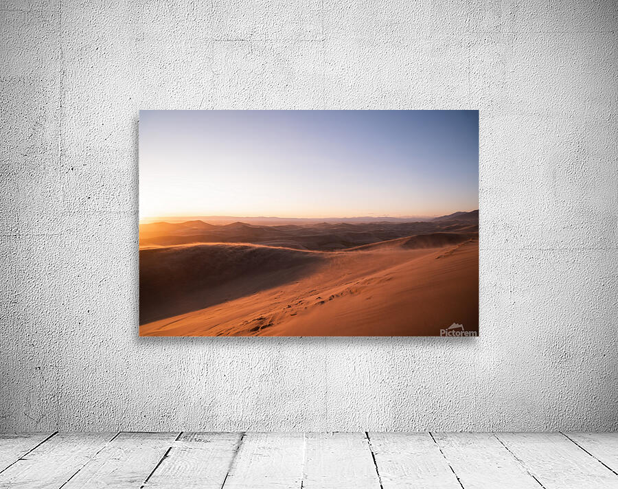 Sand Dunes Sunset Wall Preview