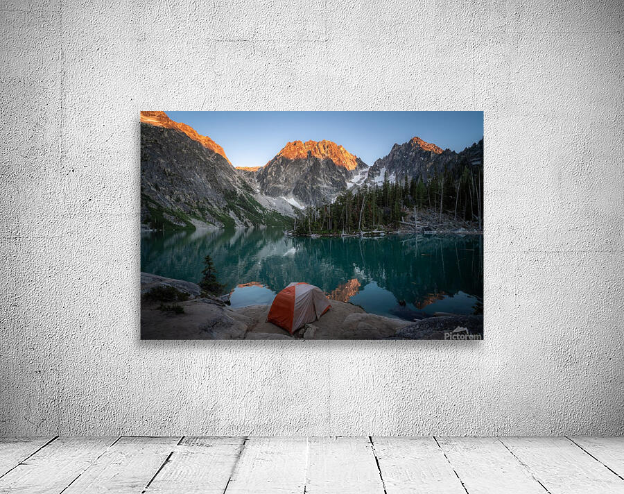 Colchuck Lake Sunset Wall Preview