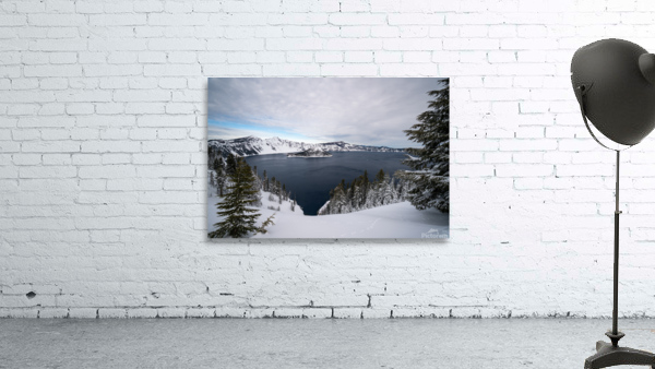 Winter in Crater Lake Wall Preview