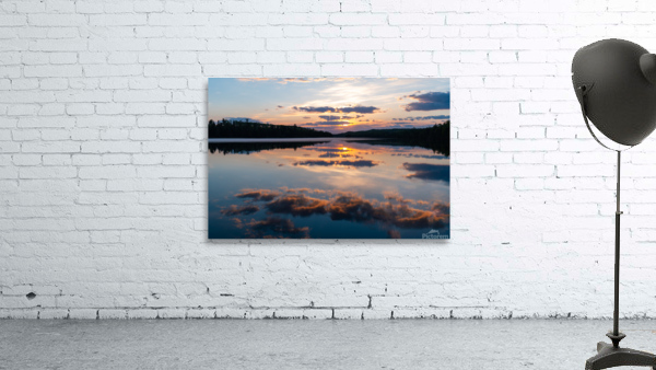 Glassy Lake Sunrise Wall Preview