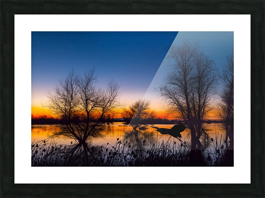 Zen Dawn Picture Frame print