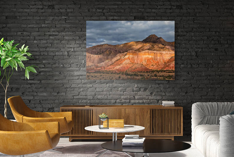 Storm above Ghost Ranch Mountain  by Kathleen Bishop Photography