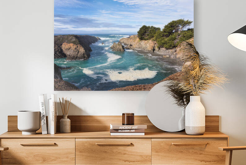 Beautiful Ocean Cove on the Mendocino Headlands by Kathleen Bishop Photography