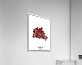 Crimson Cities *Berlin* Acrylic Print