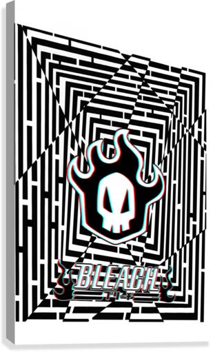 3D Maze Gaze *Bleach* Canvas Print