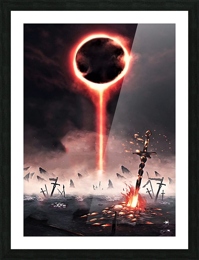 Dark Souls *The First Flame* Picture Frame print