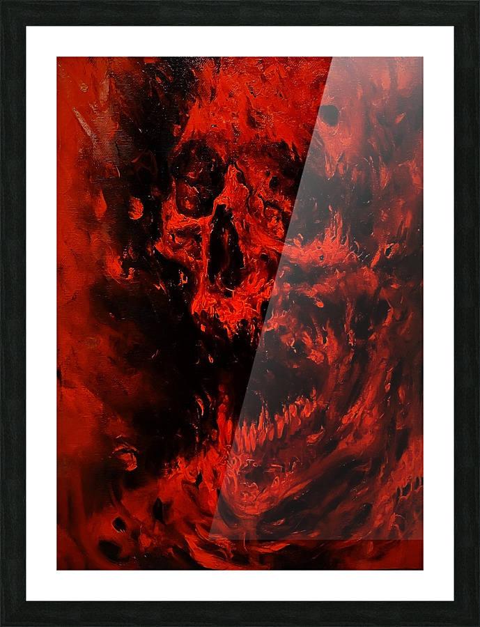 Nine Circles of Hell *Belphegor* Picture Frame print