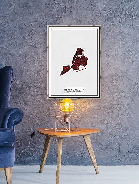 Crimson Cities *New York City* by SucculentBurger