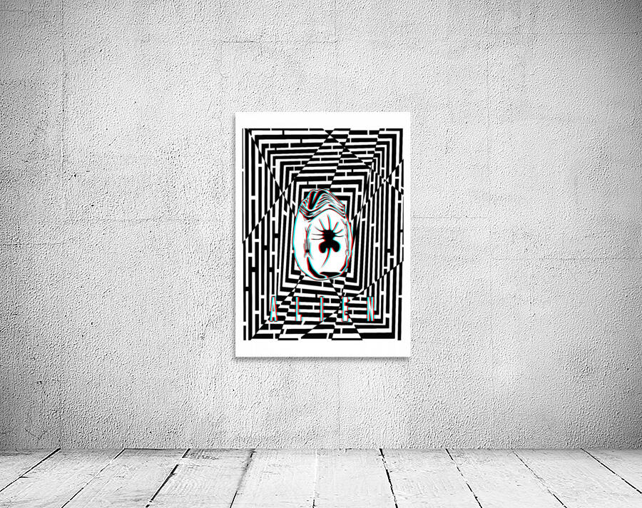 3D Maze Gaze *ALIEN* Wall Preview