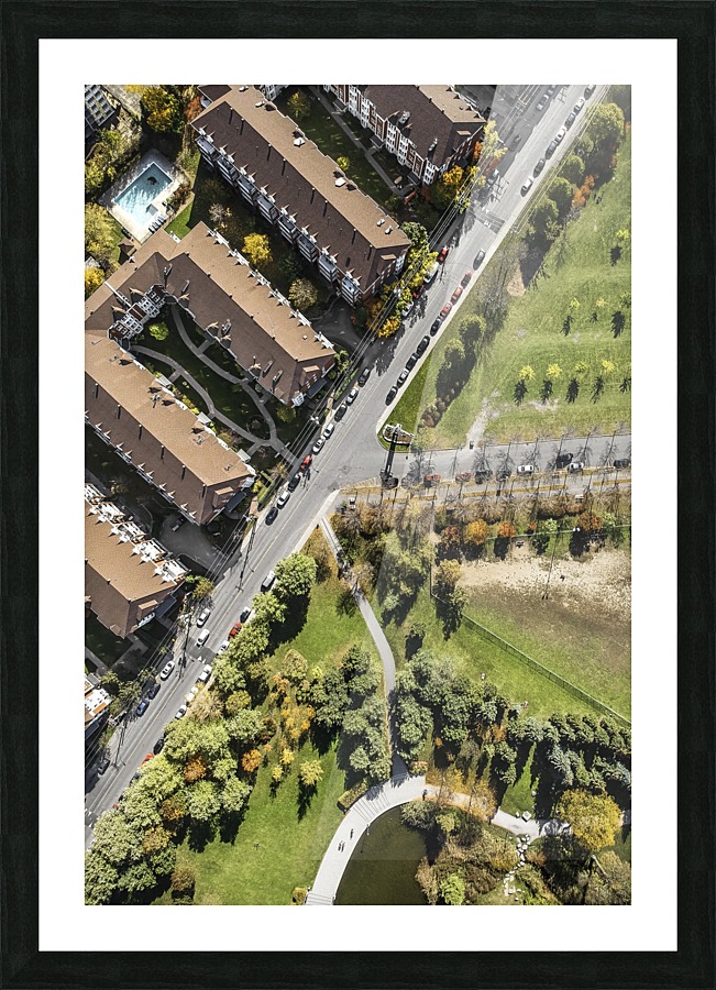 Quartier vert Picture Frame print