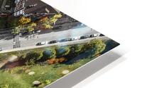 Quartier vert HD Metal print