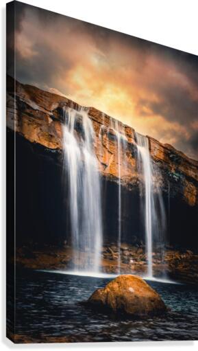 waterfalls  never lie Canvas Print