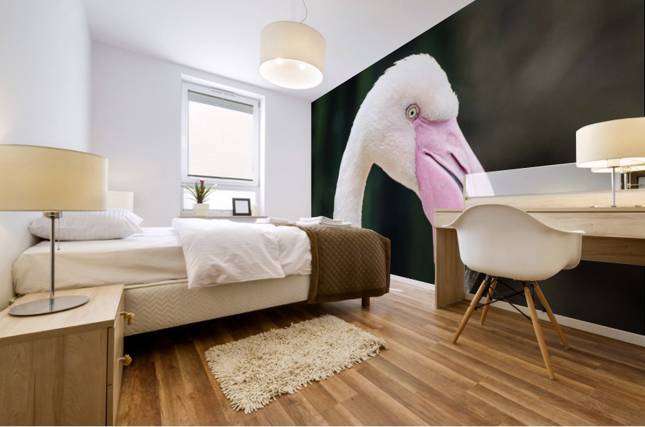 Birds are white Mural print