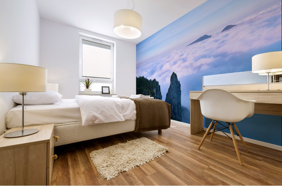 clouds above glory Mural print