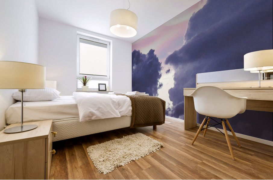 clouds dont lie Mural print