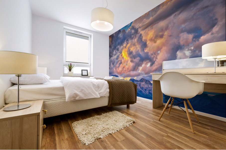 clouds are real Mural print