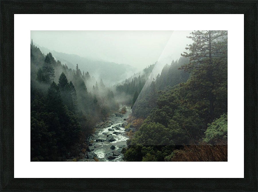 Rapids divide us Picture Frame print