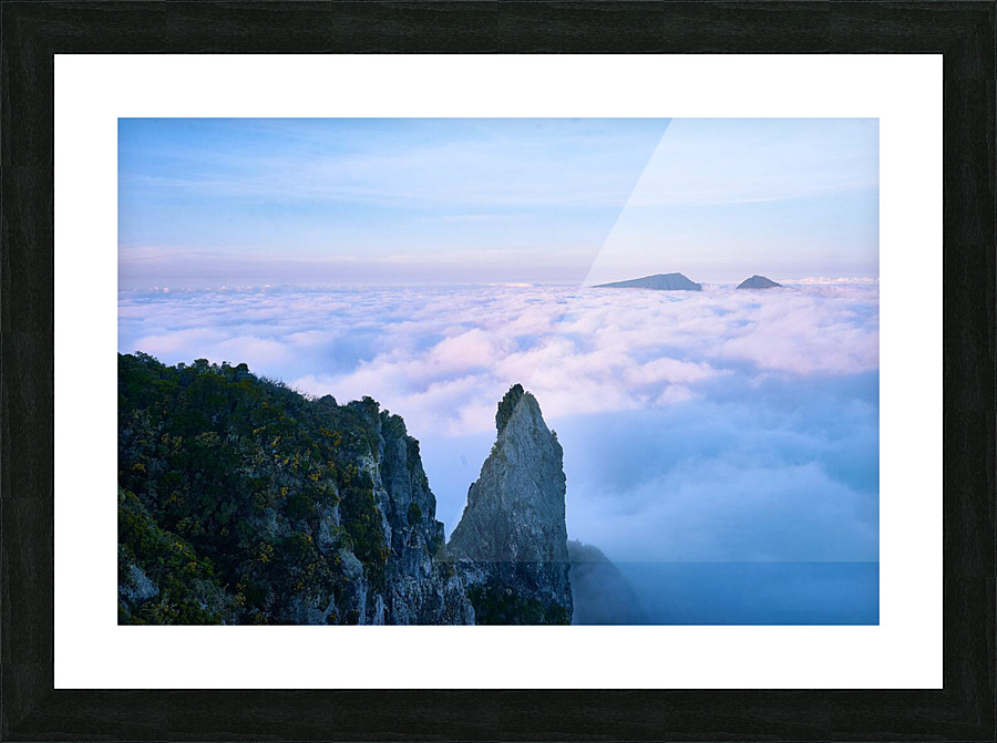clouds above glory Picture Frame print