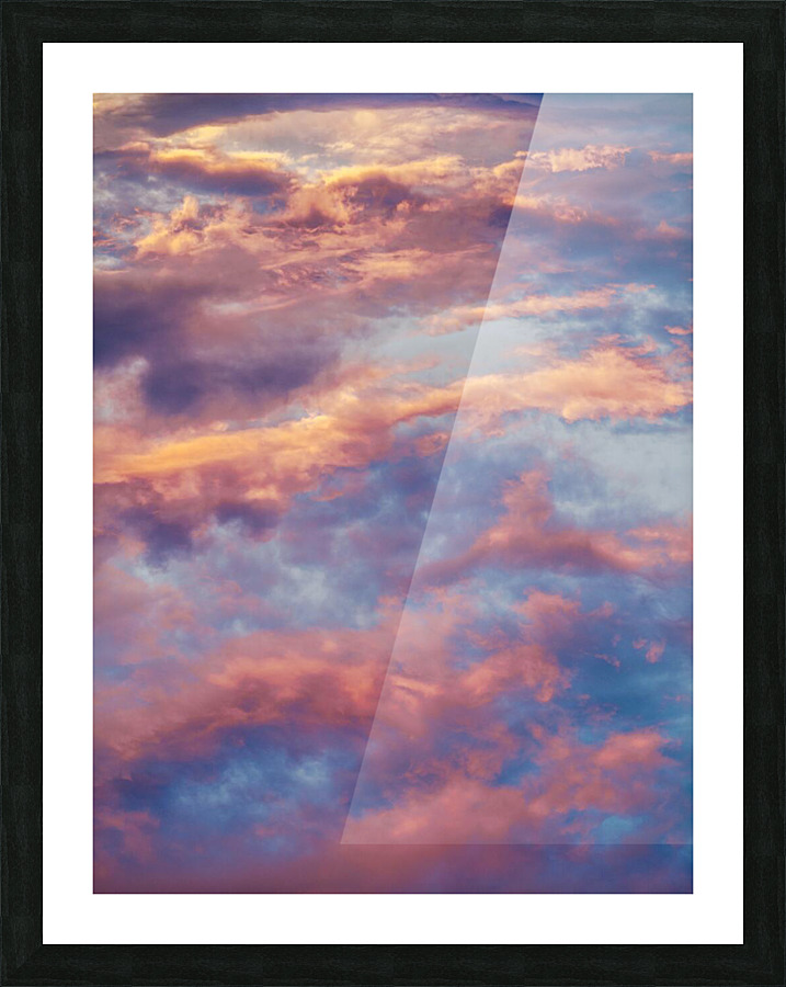 clouds are above us Picture Frame print