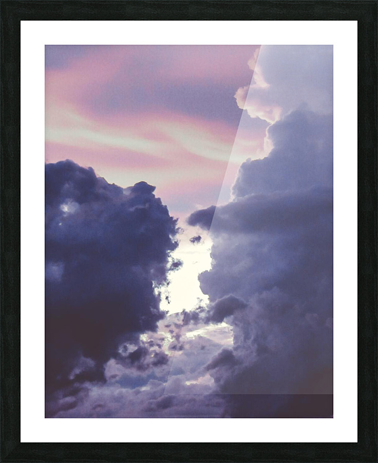 clouds dont lie Picture Frame print